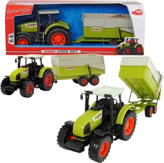 Dickie Claas Ares Tractor with Tipping Trailer 55 cm
