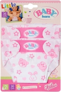 BABY born Nappies for Dolls 36 cm - 2 pcs