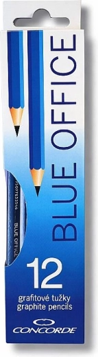 Графитни моливи CONCORDE Blue Office HB, 12 бр.