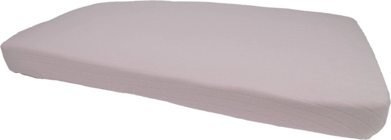 Lodger Slumber Solid fitted cot sheet 60 × 120 cm powder
