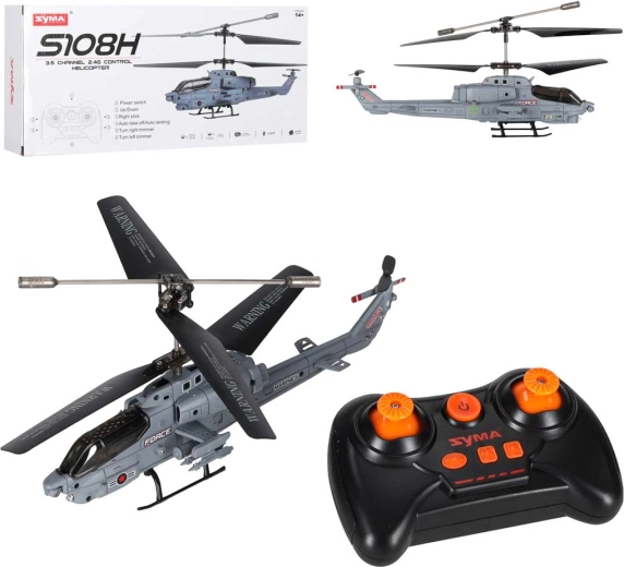 RC Helicopter Syma S108H with Gyroscope and LED Lighting