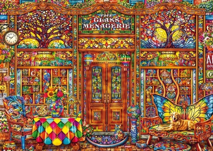Puzzle Glass Menagerie 1000 Pieces SCHMIDT
