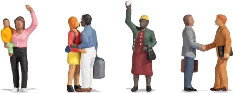 Noch set of figures – Farewell at the station H0