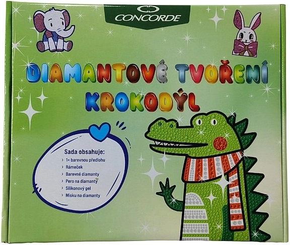 Диамантено творчество Concorde – крокодил