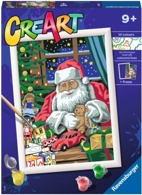 CreArt painting for children Santa Claus