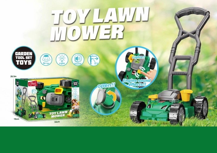 Детска косачка за трева със светлинни и звукови ефекти