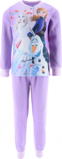 Children's fleece Disney Frozen pajamas in a gift box, dark purple