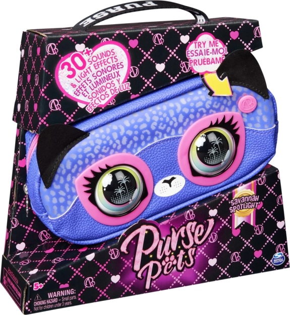 Интерактивна чантичка за кръста Гепард Purse Pets