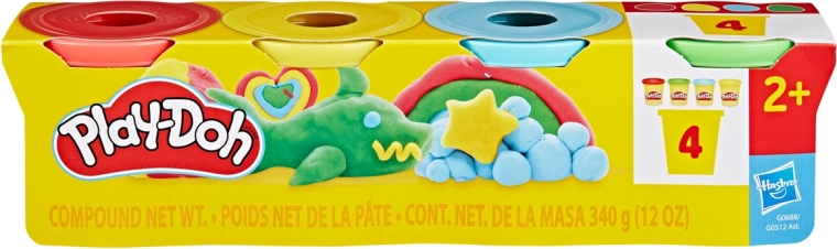 Play-Doh комплект пластилин 4×85 g