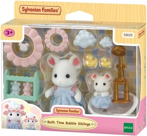 Sylvanian Families Bubble Bath – Marshmallow Mouse Set