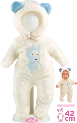 Llorens дрешки за кукла New Born 40–42 см, 2 части
