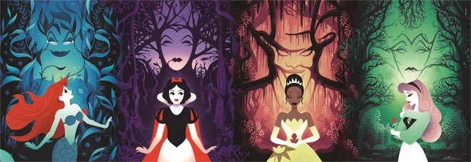 Panoramic Puzzle 1000 – DISNEY PRINCESS by Clementoni