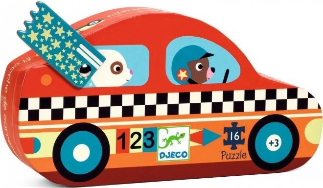 Puzzle Racing Car with 16 pieces