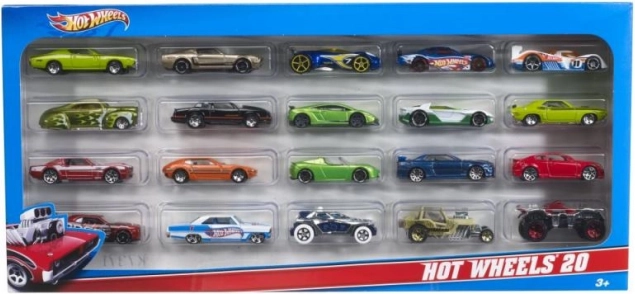 Комплект колички Hot Wheels 20 бр.