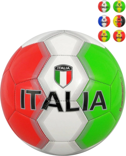 Laser soccer ball size 5 with print - 1 piece