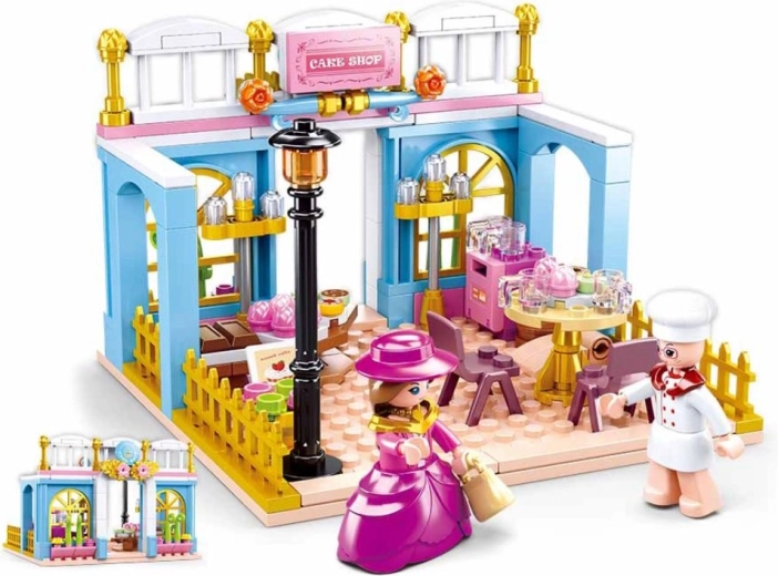 Конструктор Sluban Girl's Dream Village – ретро пекарна