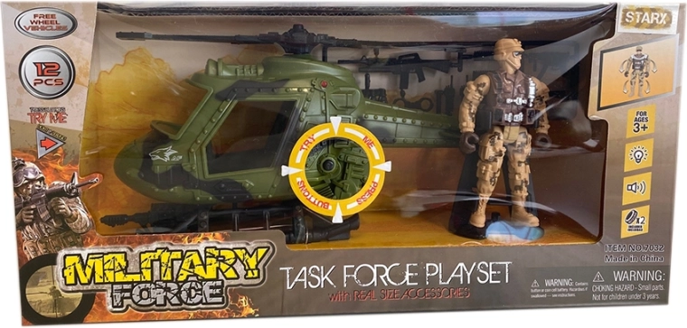 STARX military vehicle with light and sound effects - 1 piece