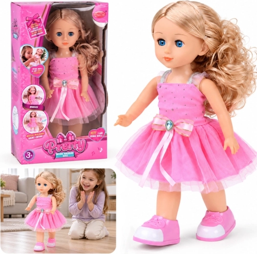 Interactive Walking and Singing Ballerina
