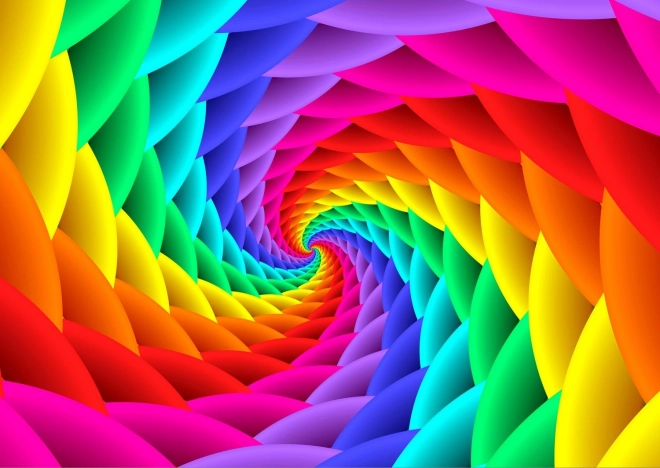 Enjoy пъзел Gradient Дъгов вихър 1000 части