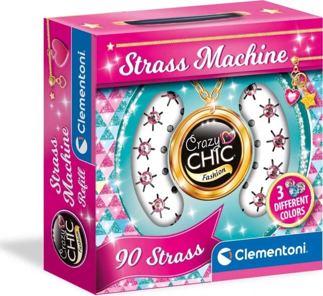 Clementoni Crazy Chic Replacement Set of Rhinestones 90 pcs