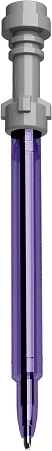 LEGO Star Wars gel pen lightsaber purple