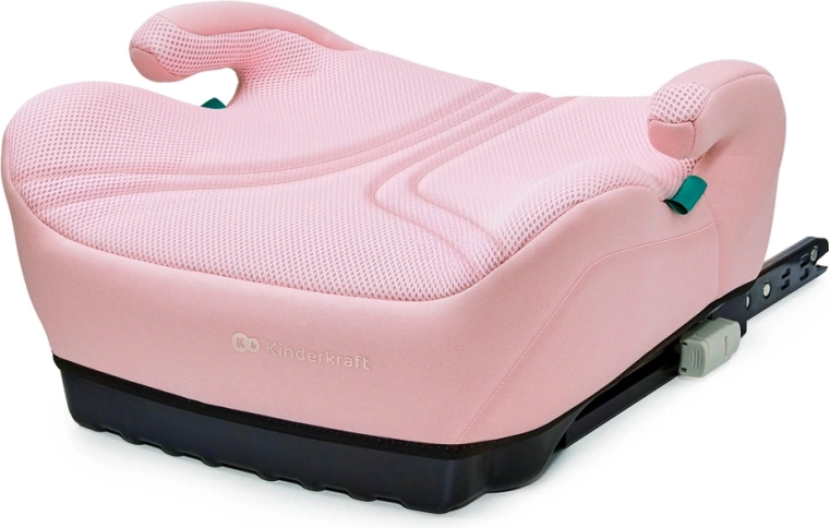 Kinderkraft повдигаща седалка I-Boost 2 Pro, розова (125–150 cm, i-Size)
