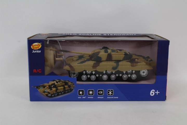SmilyPlay remote-controlled tank with charger