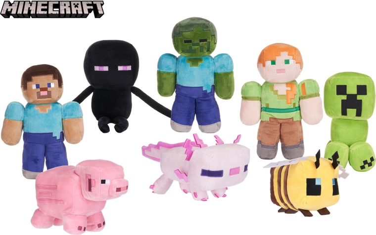 Плюшени фигурки MINECRAFT – меки играчки за деца и колекционери
