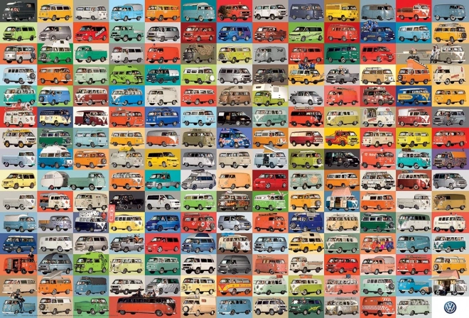 EUROGRAPHICS Puzzle VW Groovy Bus 2000 pieces