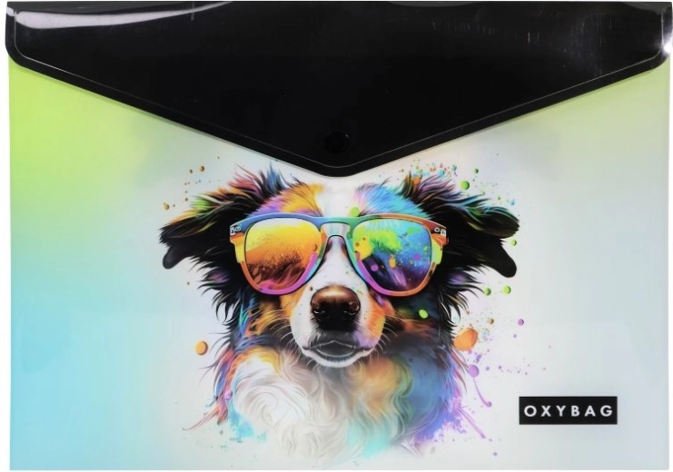 Папка Oxybag с копче A4 Crazy Animals – куче