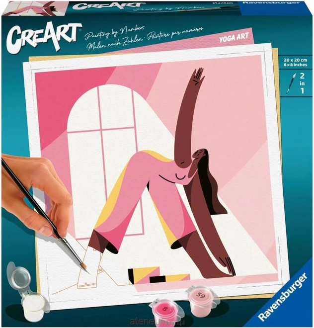 CreArt Yoga paint by numbers