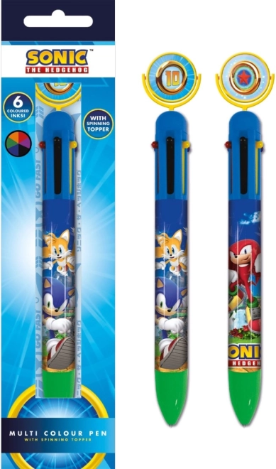 Pen with SONIC theme, 6 colors