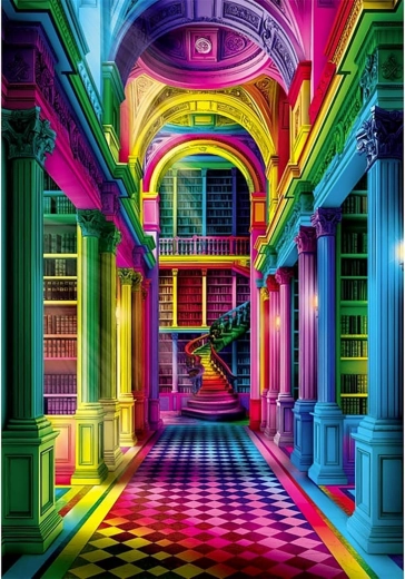 Пъзел Clementoni ColorBoom: Athenaeum 1000 части