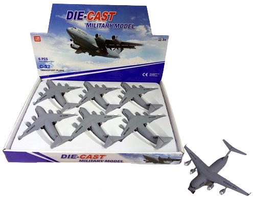 Метален модел на самолет BOEING C-17 в мащаб 1:500