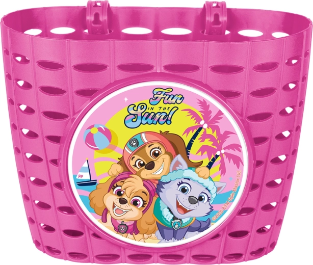 Children’s bike basket Paw Patrol raspberry