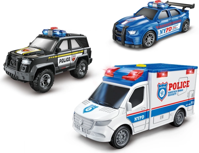 PLEJO police cars with sound
