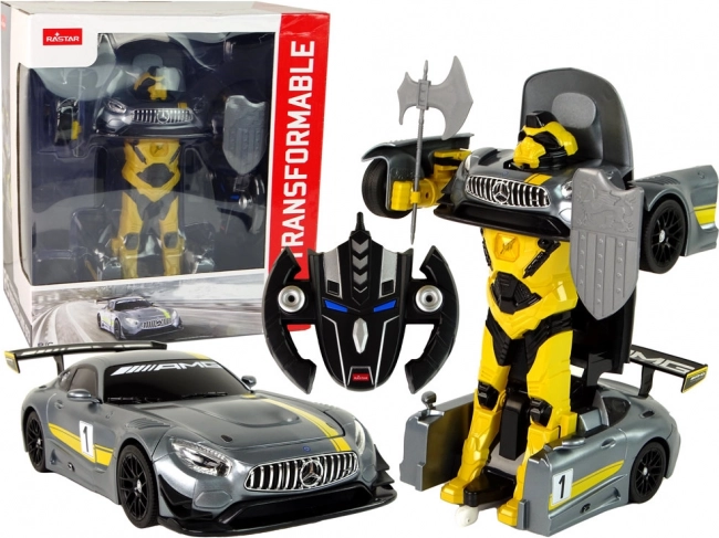 RC автомобил RASTAR Mercedes‑AMG GT3 трансформиращ се робот 1:14