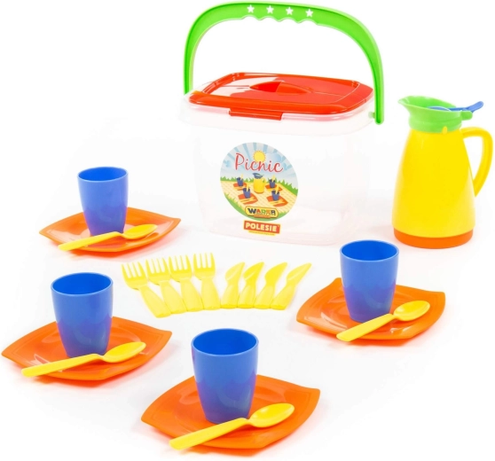 Children's Picnic Set in a Bucket