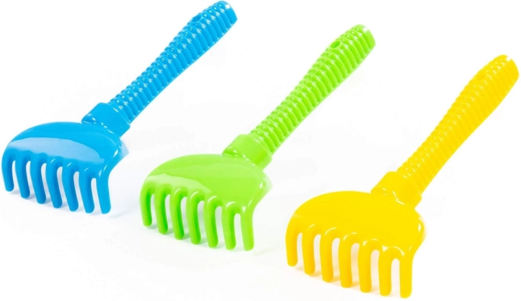 Children’s sand rake with ergonomic handle - 1 piece