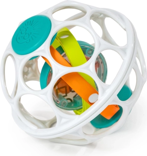 OBALL Baby Einstein Grip & Spin Rattle for Babies