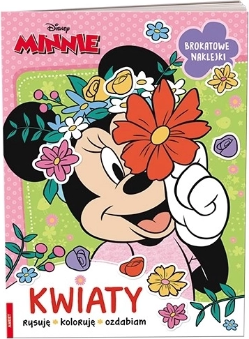 Disney Minnie: Flowers – I draw, color, decorate
