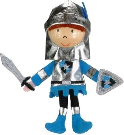 Blue Knight Finger Puppet