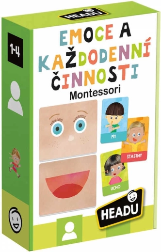Headu Montessori емоционални изражения и ежедневни дейности – образователна игра