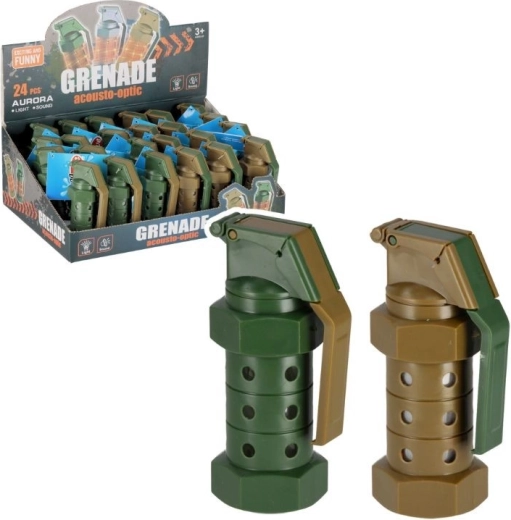 Toy – military grenade with light and sound