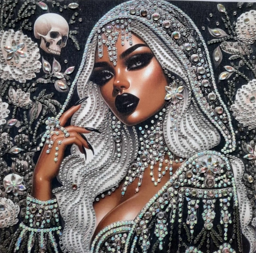 Diamond Painting – Woman of Color 30 × 40 cm