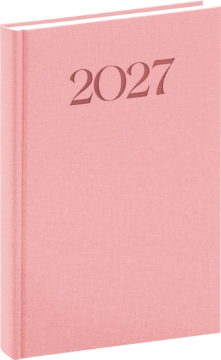Notique Biella дневен бележник 2027 розов 15 × 21 см