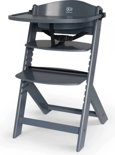 Kinderkraft столче за хранене Enock grey