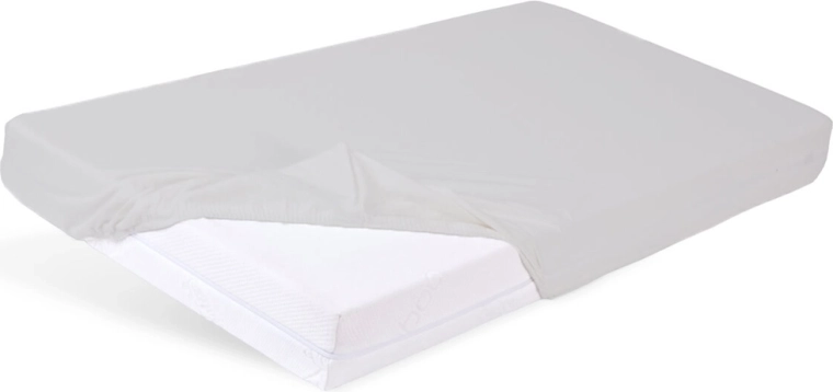 Babymatex непромокаем бамбуков чаршаф с ластик светлосив 60 × 120 см