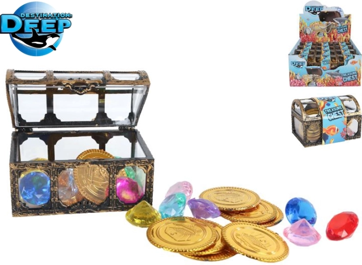 Destination Deep Treasure Chest with Lid 7.5 cm