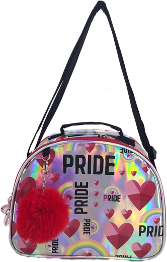 Детска чанта във форма на сърце Pride 25 см